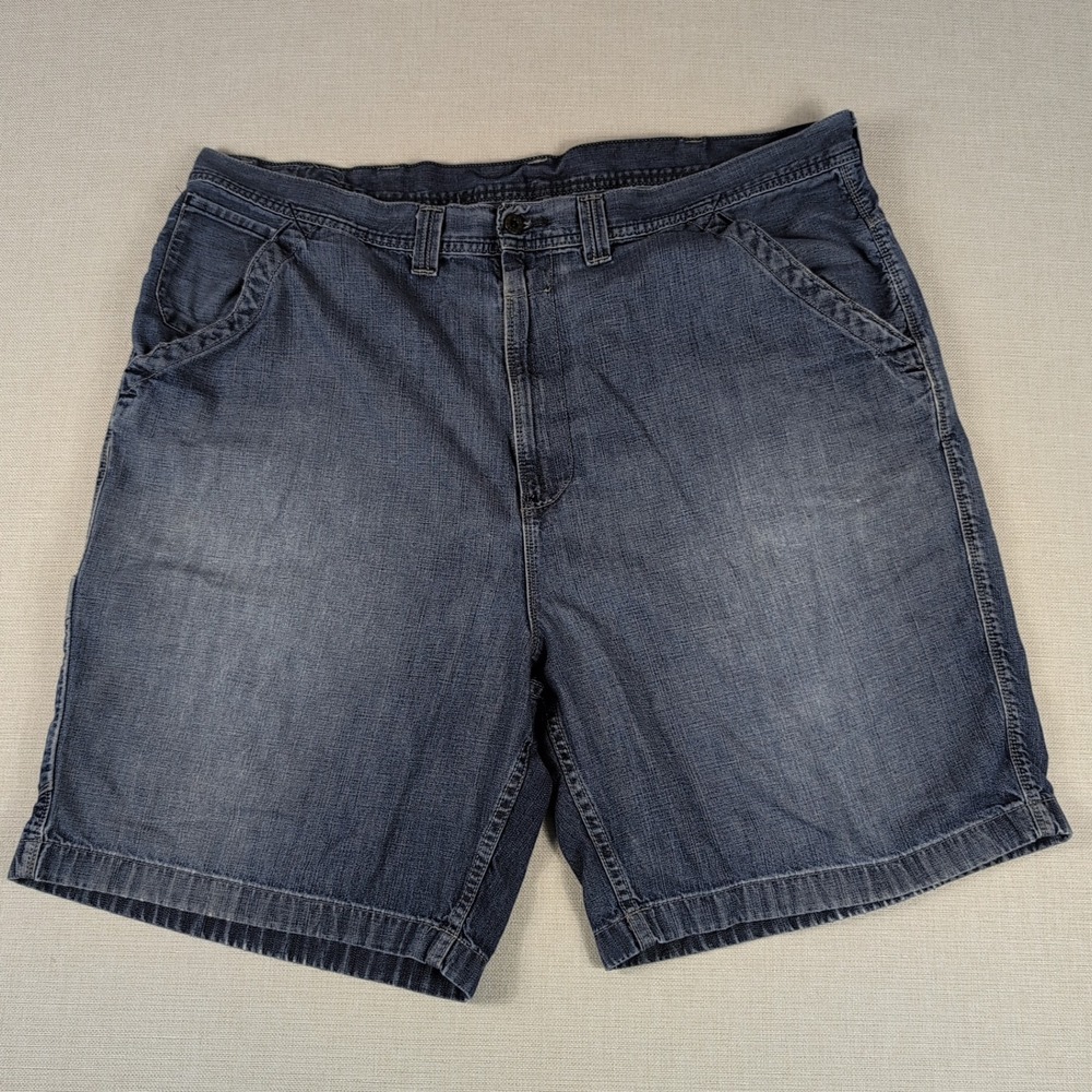 Polo Jeans Co. Mens Wyatt Carpenter Denim Shorts 46 Loose Fit Utility Y2K VTG